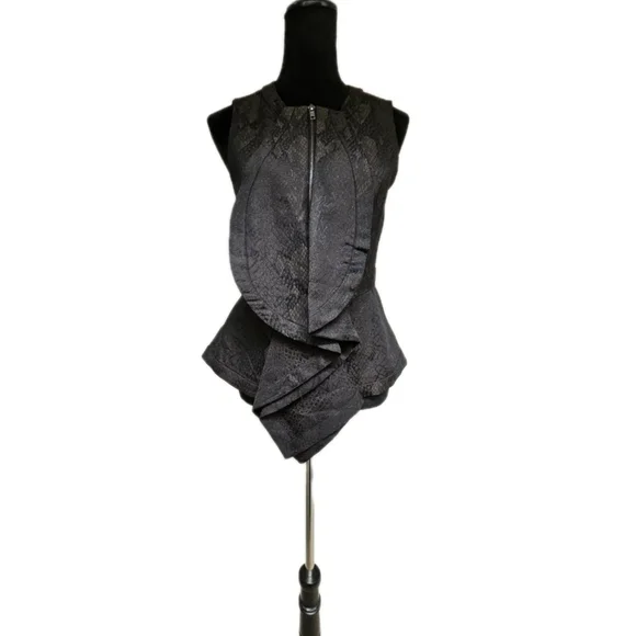 Womens W118 Walter Baker Peplum Top-Size Small - Picture 5 of 17